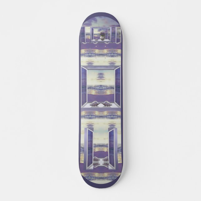 violiner i måne burk mini skateboard bräda 18,5 cm (Framsida)
