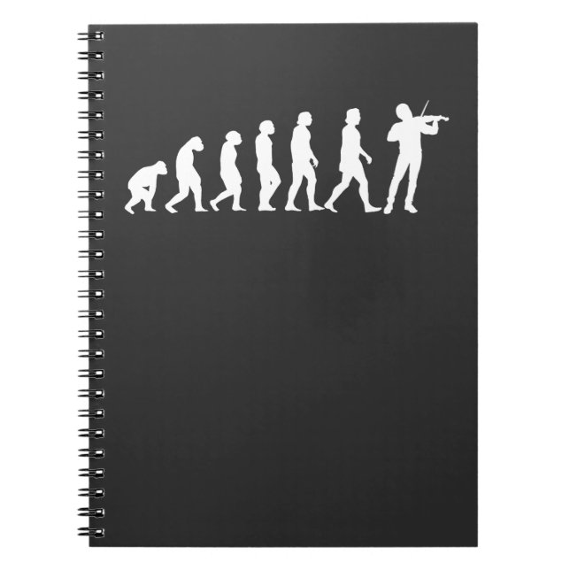 Violinist Evolution Anteckningsbok (Framsidan)