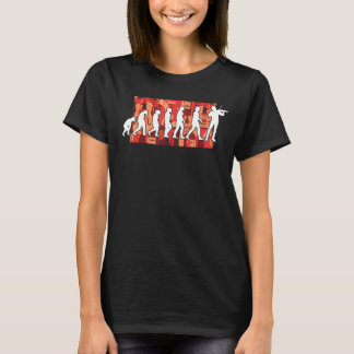 Violinist Evolution Musical Instrument Graphic Vio T Shirt