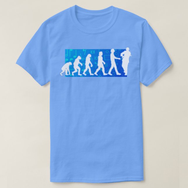 Violinist Evolution T Shirt (Design framsida)