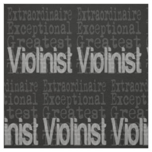 Violinist Extraordinaire Fabric Tyg