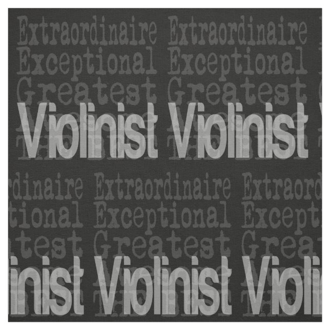 Violinist Extraordinaire Fabric Tyg (Provkarta)