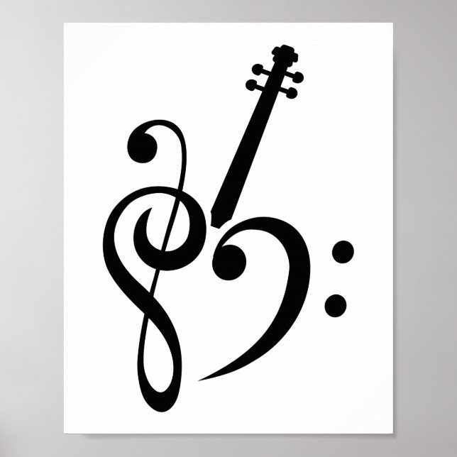 Violinist Gift, Violins Älskare - Violin Poster (Framsidan)