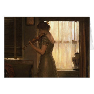 Violinist Hälsningskort