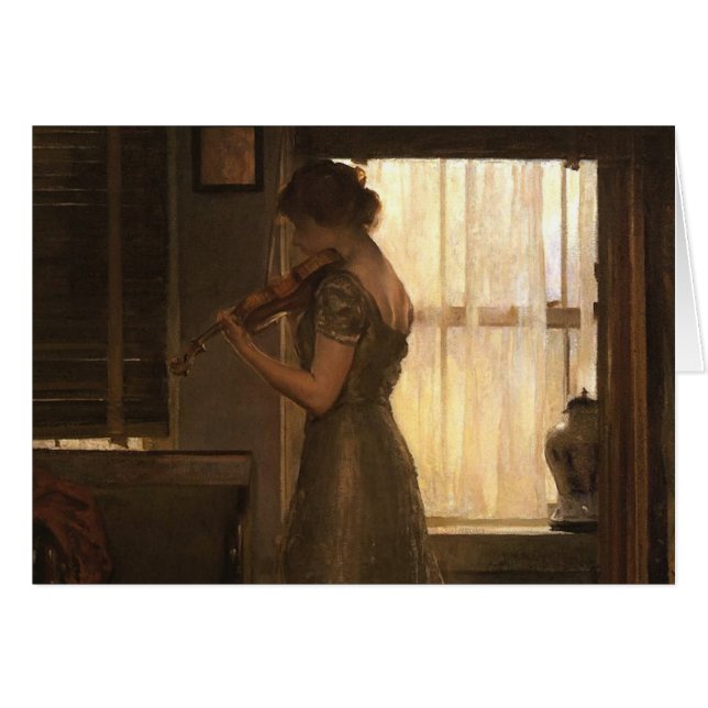 Violinist Hälsningskort (Framsidan Horizontal)