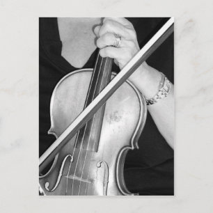 Violinist i Vilt Vykort