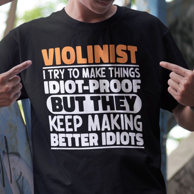 Violinist jag försöker göra Sak Roliga meningar Co T Shirt (Skapare uppladdad)