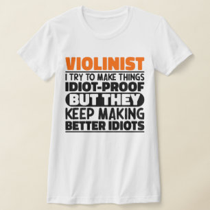 Violinist jag försöker göra Sak Roliga meningar Co T Shirt