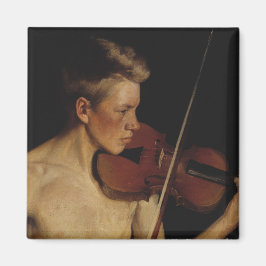 Violinist (Male Musician) (av Pekka Halonen) Magnet