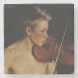 Violinist (Male Musician) (av Pekka Halonen) Stenunderlägg
