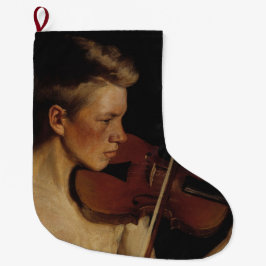Violinist (Male Musician) (av Pekka Halonen) Stor Julstrumpa