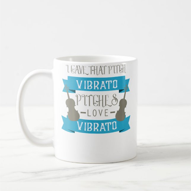 Violinist Musician Orchestra Instrument Violin Kaffemugg (Vänster)