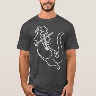 Violinist Otter Spela Violin Viola Music T Shirt