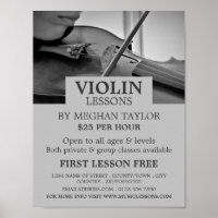 Violinist, Violin Lessons Reklam