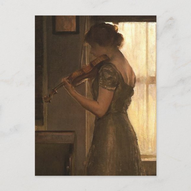Violinist Vykort (Framsida)