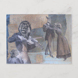 Violinist Vykort