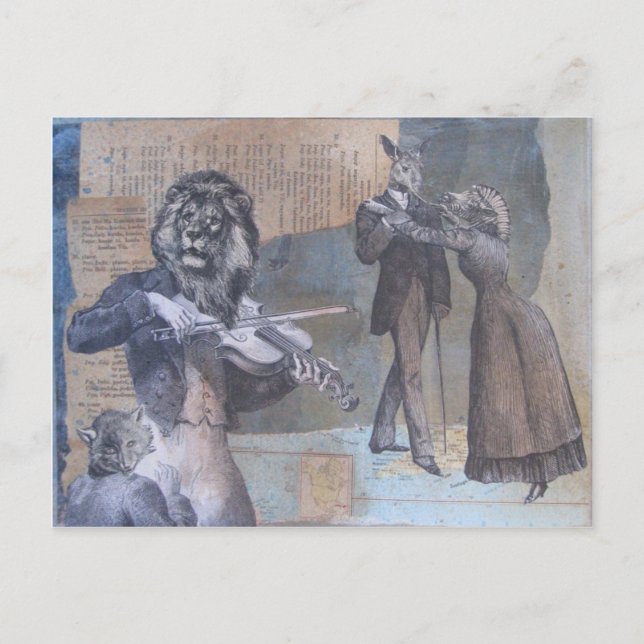 Violinist Vykort (Framsida)