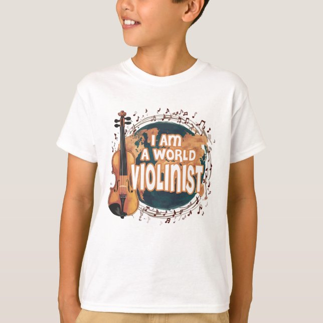 violinist world t shirt (Framsida)