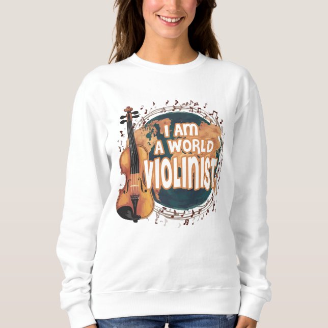 violinist world t shirt (Framsida)