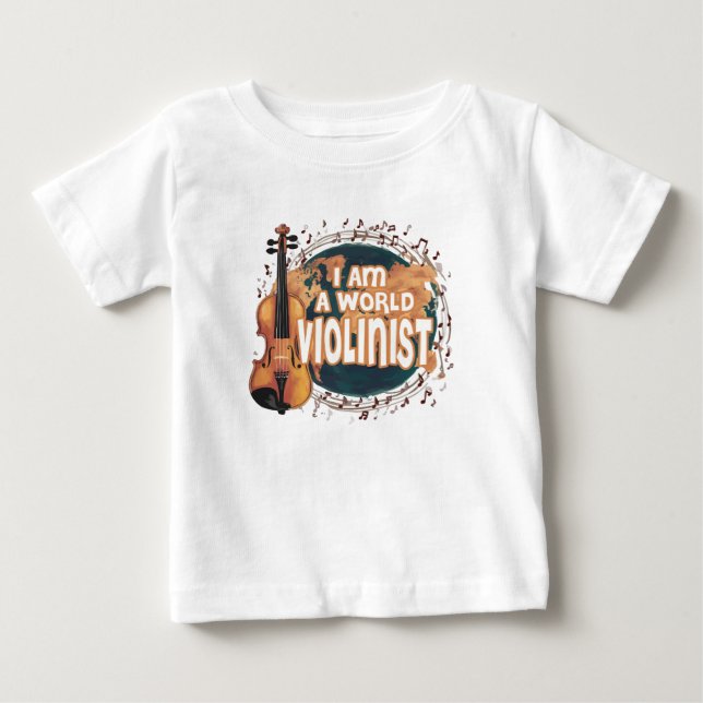 violinist world t shirt (Framsida)