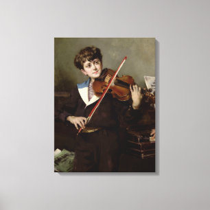 Violinisten Canvastryck