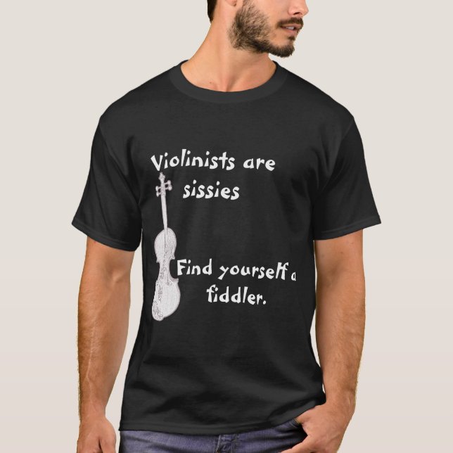 Violinister är Sissies T-shirt (Framsida)