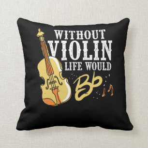 Violinistgåvaidén för musikerfiol instrumentera kudde