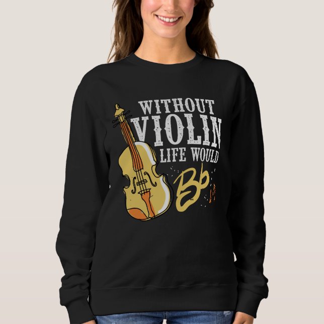 Violinistgåvaidén för musikerfiol instrumenterar t shirt (Framsida)