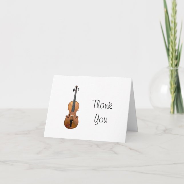Violinmusik Söt Tack Kort (Framsida)