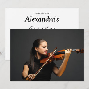 Violinrecitalkonsert Klassisk musik Inbjudningar