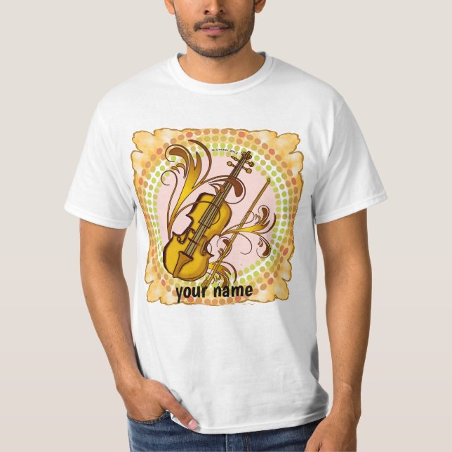 Violinrytm T Shirt (Framsida)