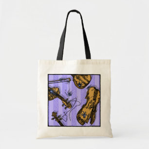 Violins and Spiders - Pop Goth Nightmare Art Tygkasse