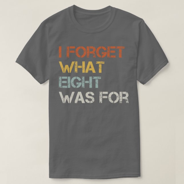 Violmes Femmes jag glömmer vad 8 var för T Shirt (Design framsida)