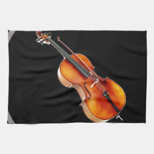 "Violoncell" designgåvor och produkter Kökshandduk
