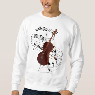 Violoncell Lång Ärmad Tröja