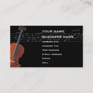 Violoncell - musikvisitkort visitkort
