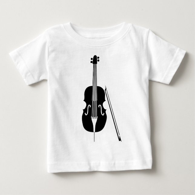 Violoncell - svart t shirt (Framsida)