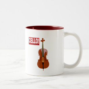 Violoncell! Två-Tonad Mugg
