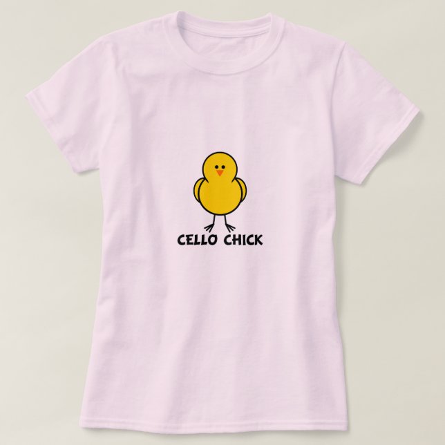 Violoncellchick T-shirt (Design framsida)