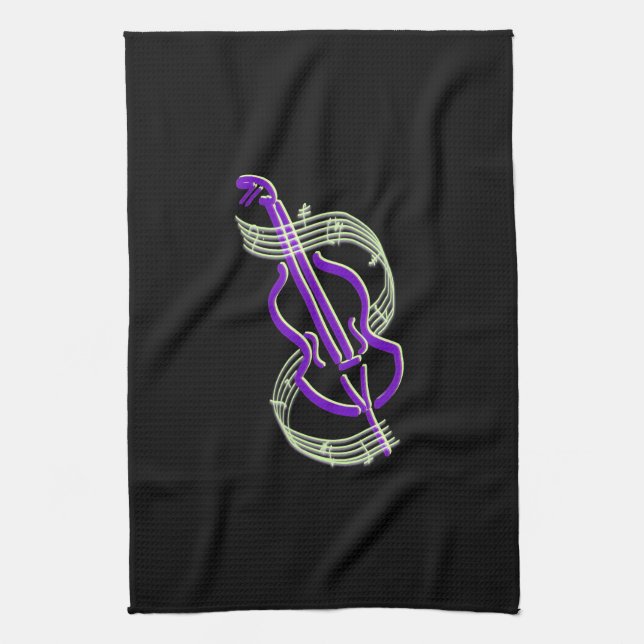 Violoncelldesign Kökshandduk (Vertikal)