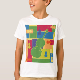 Violoncellen Colorblocks lurar tröjan Tee