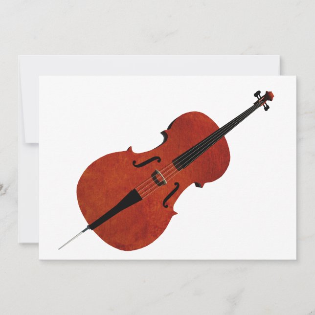 Violoncellinbjudan Inbjudningar (Framsida)