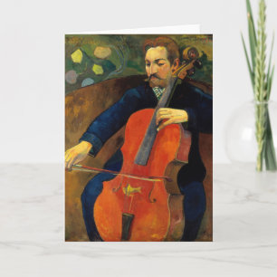 Violoncellist Schnemd   Paul Gauguin Kort