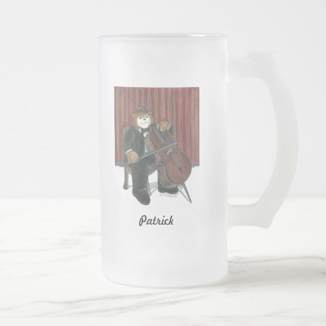 Violoncellmugg Frostat Ölglas (Höger)
