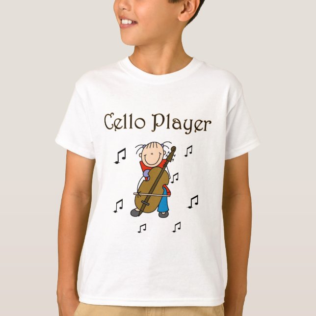 VioloncellspelareTshirts och gåvor Tee (Framsida)