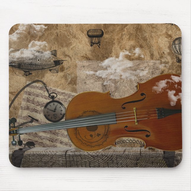 VioloncellSteampunk följe Musmatta (Framsidan)