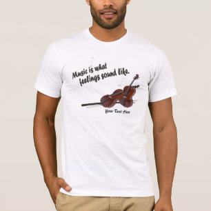 Violoncellversion - musik är vad känslaljudnågo t shirt