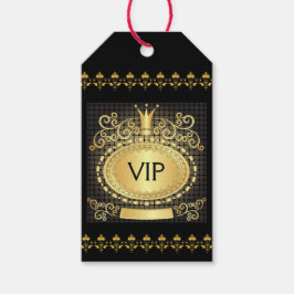 VIP #2 Royal Elegant Monogram Presentetikett