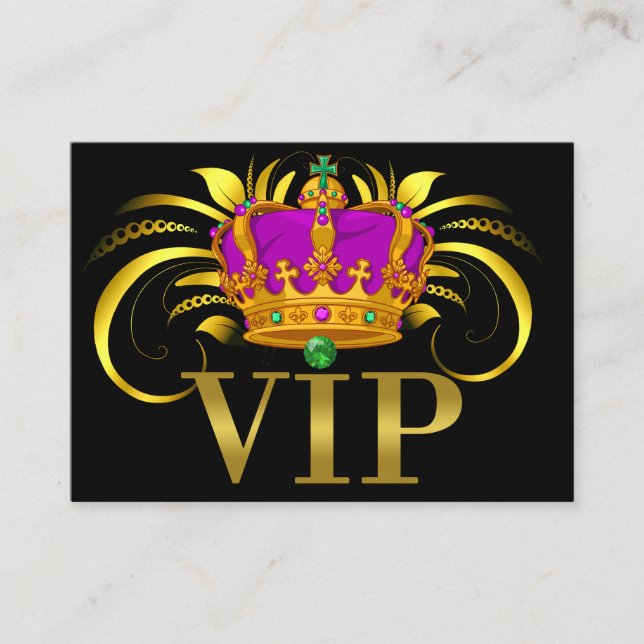 VIP-Affärskort/pass/inbjudan Visitkort (Framsida)