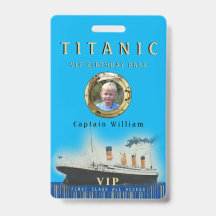 VIP All Access Anpassad Foto Titanic Födelsedag